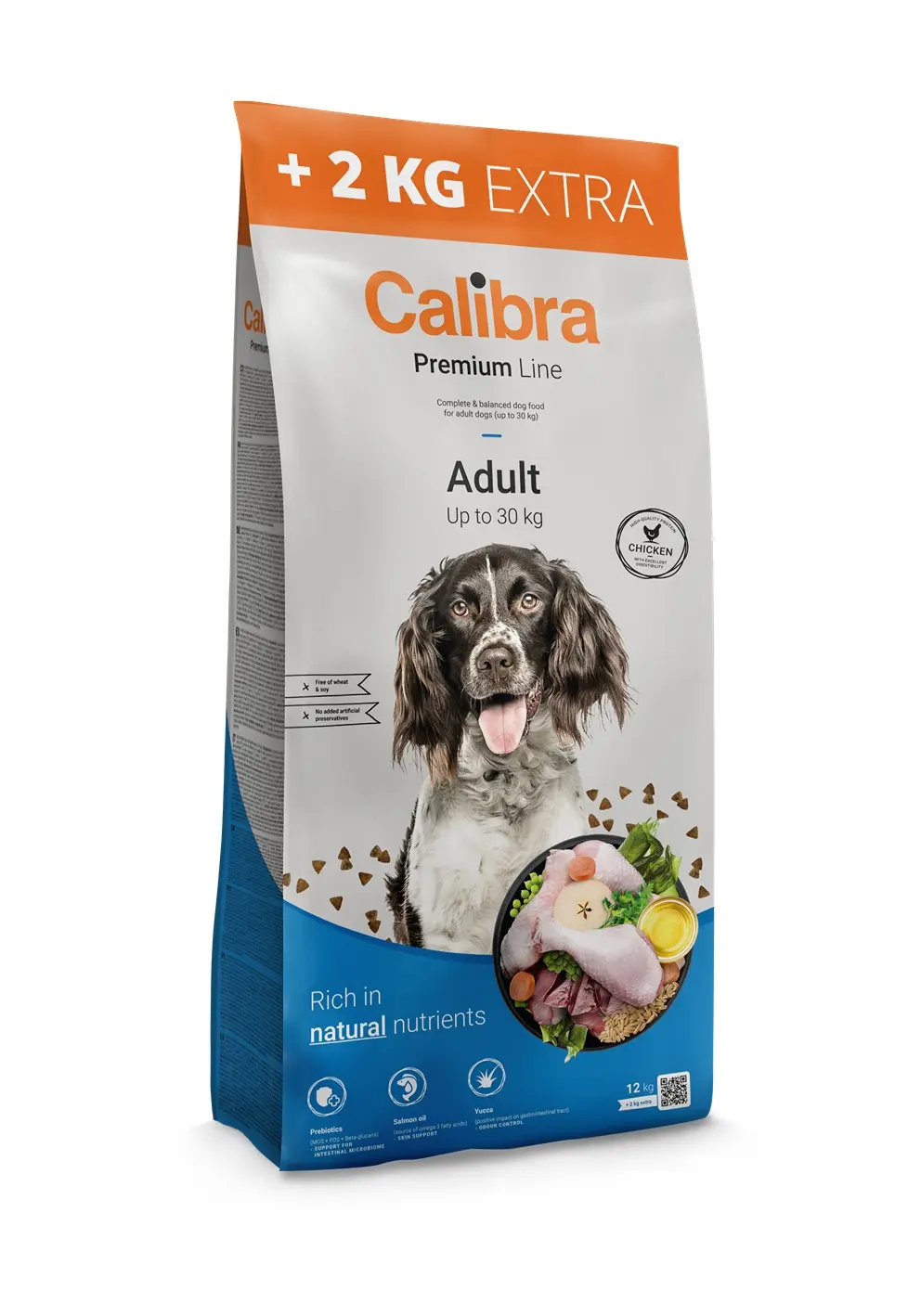 Calibra Dog Premium Adulto Pollo 12+2kg: Nutrición Óptima para Perros