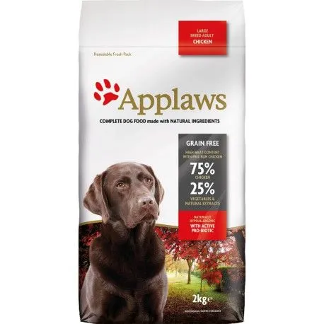 Pienso Applaws para Perros Adultos de Razas Grandes con Pollo 2kg