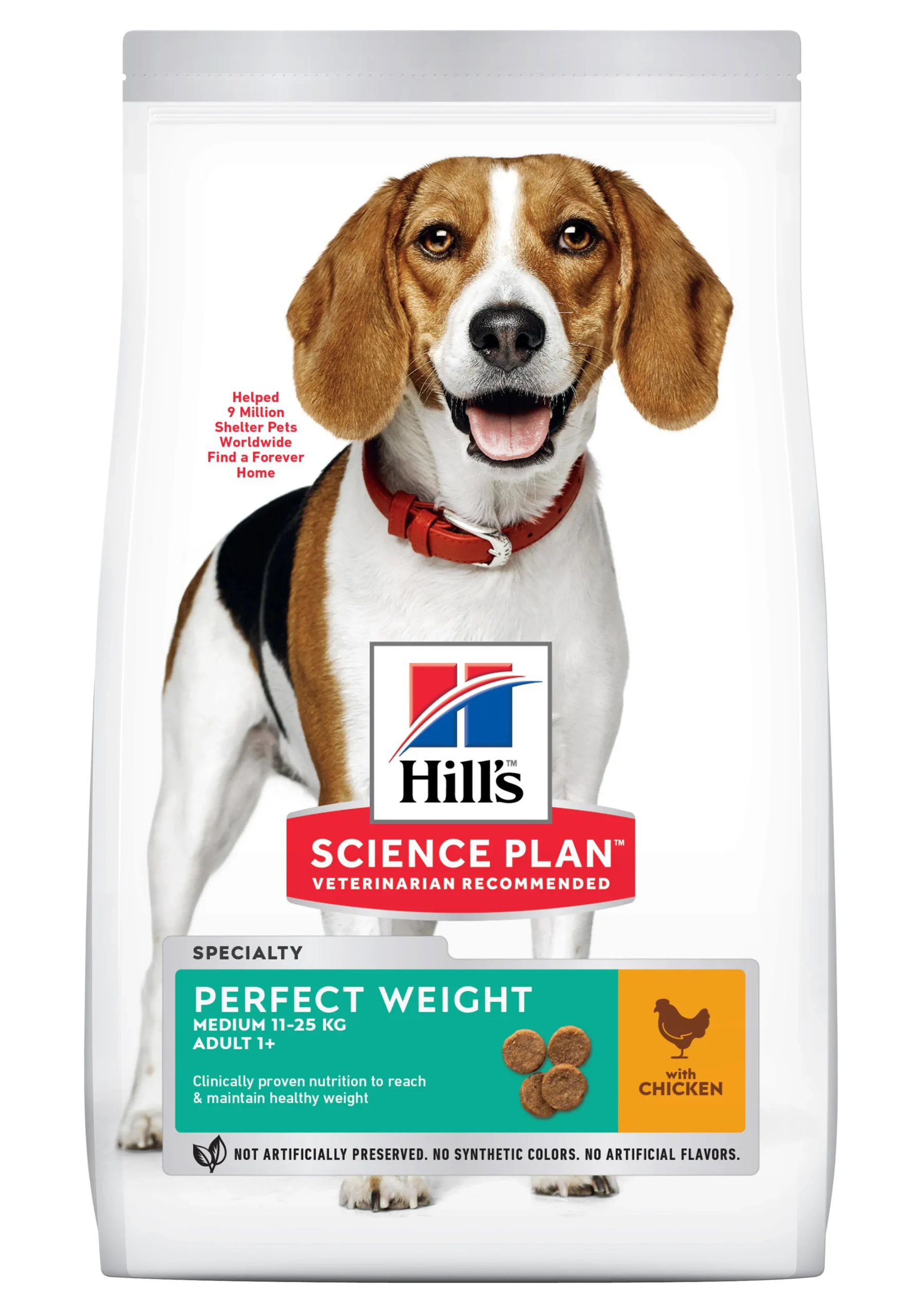 Pienso que el título más adecuado sería: "Hill’s HSP Canine Adulto Perfect Weight Pollo 12kg - Control de Peso para Perros Medianos