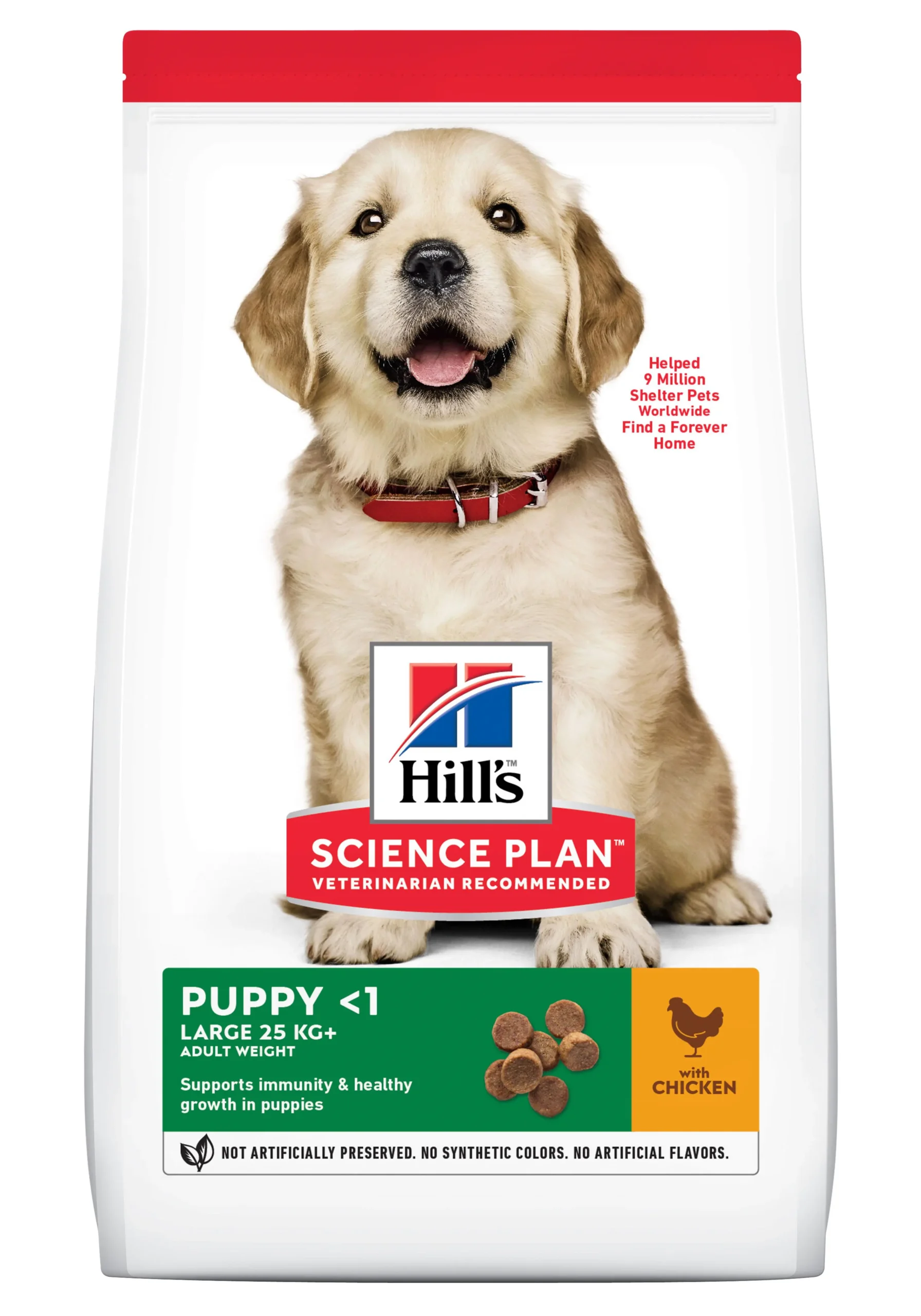 Pienso HILL’S HSP Canine Puppy Large 14,5kg: Nutrición Óptima para Cachorros de Razas Grandes