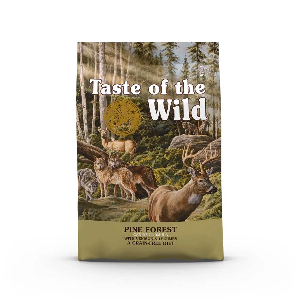 Alimento para Perros Adultos Taste Canine Pine Forest Venado 5.6kg - Nutrición Premium