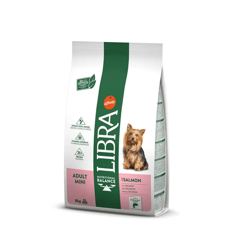 Pienso Libra Canine Adult Mini Salmón 8kg: Nutrición Premium para Perros Pequeños