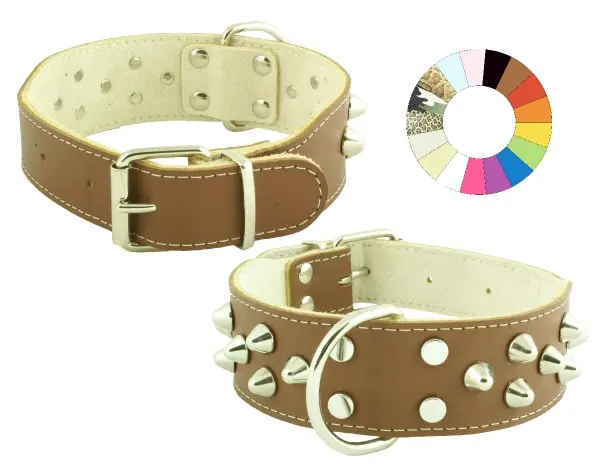 Collar para Bulldog CO3F Blanco Ajustable 55-64 cm - Resistente y Elegante