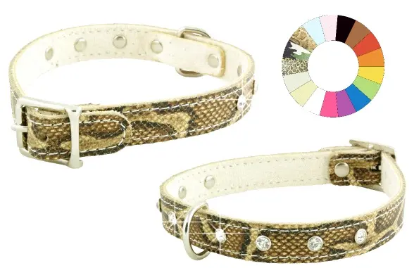 Collar Little Fant Fluor NJ 18-22: Elegancia y Color para tu Mascota