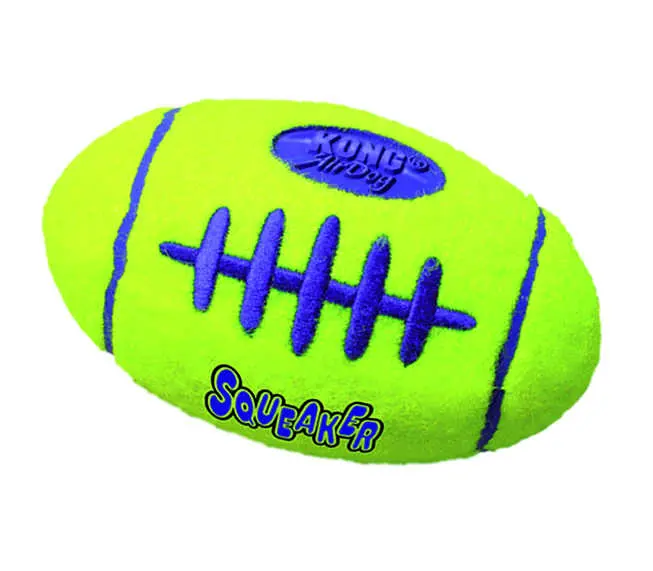 Pelota de Tenis KONG AirDog Squeaker Football Grande para Perros