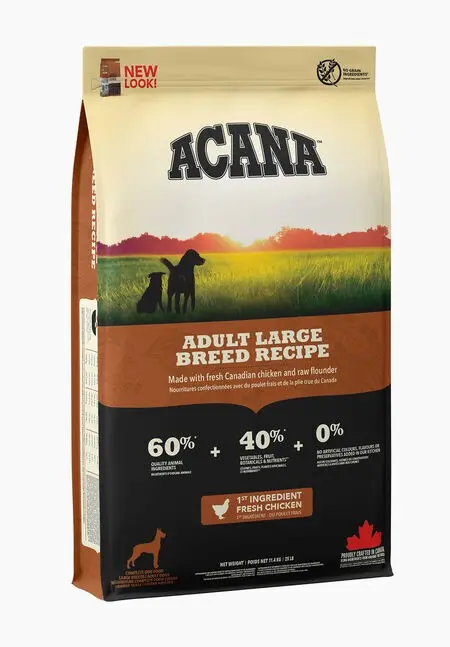 Pienso ACANA Canine Adult Heritage Razas Grandes 17kg: Nutrición Premium para Perros Grandes