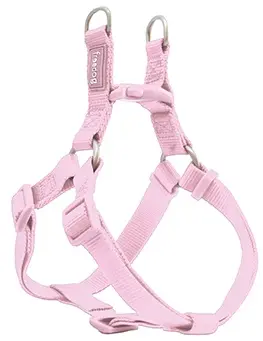Arnés para Perros FREEDOG Nylon Rosa 15mm Ajustable 30-50cm - Comodidad y Estilo