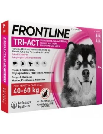 FRONTLINE TRI-ACT 40-60KG 6pip XL