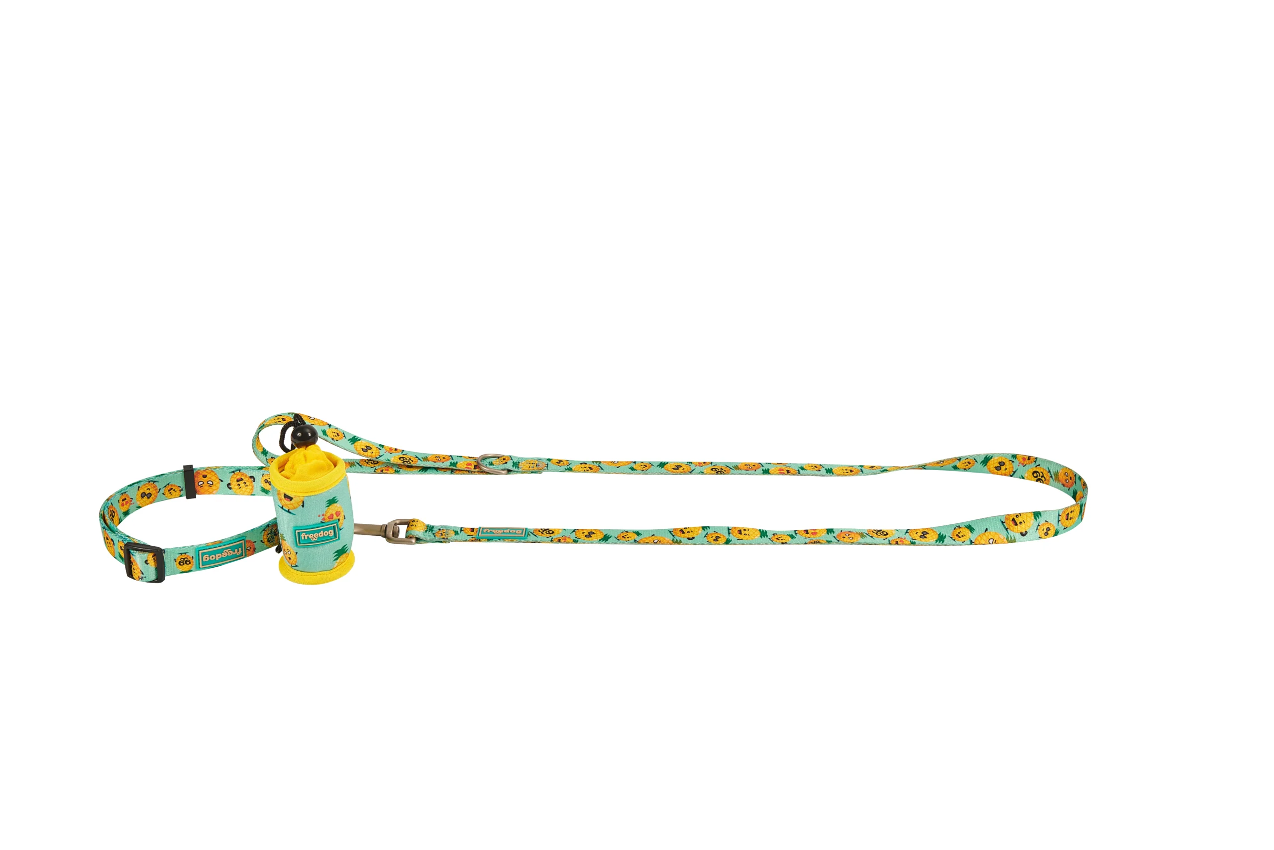 Tirador FREEDOG Pineapple Breeze 20mm x 120cm T-M: Estilo y Comodidad para tu Mascota