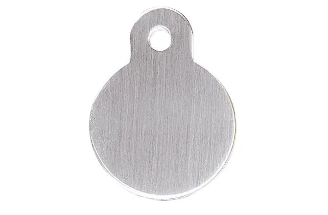 Placa Círculo Pequeño de Cromo Cepillado: Elegancia y Durabilidad