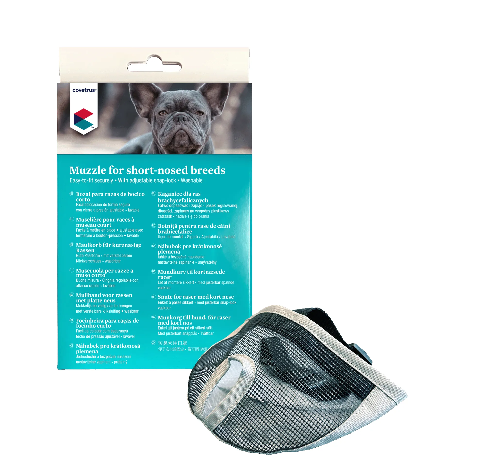 BOZAL PARA PERRO BRAQUIOCEFALICO TALLA M COVETRUS