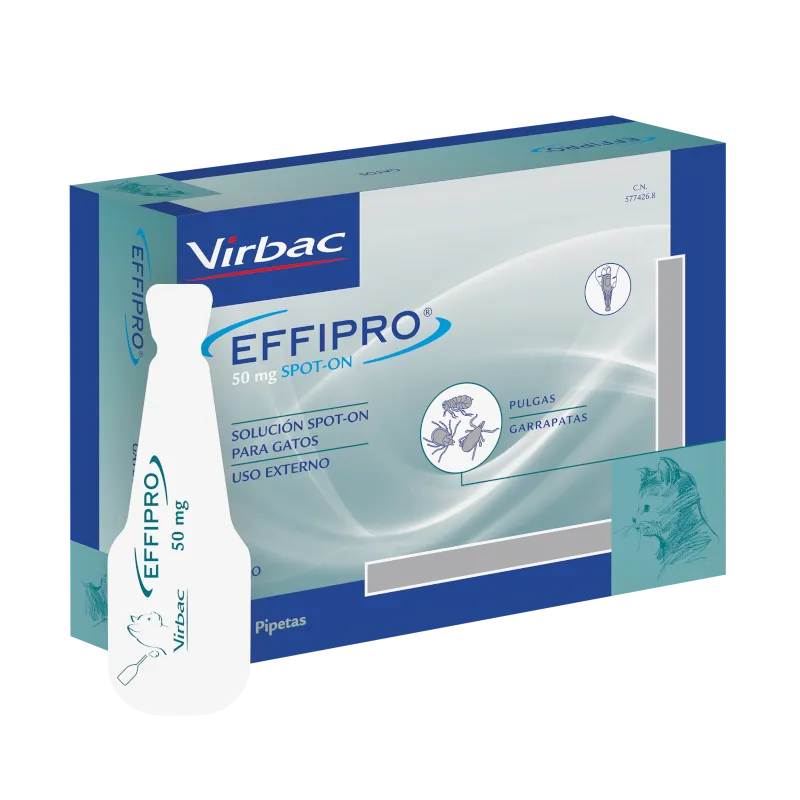 EFFIPRO 50 mg SPOT ON GATOS 4 Pip V2(nuevo)