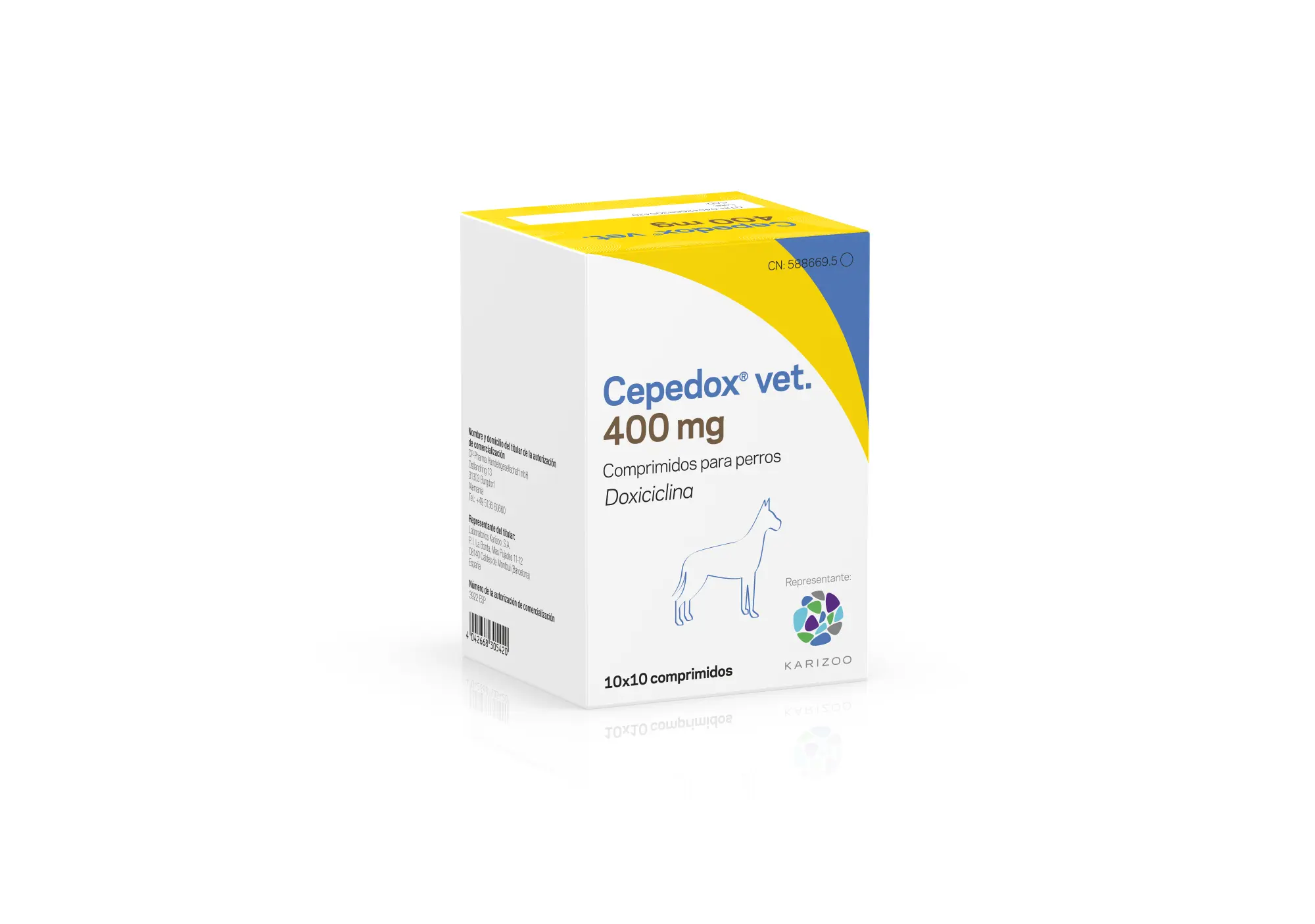 CEPEDOX 400MG 100 Comprimido