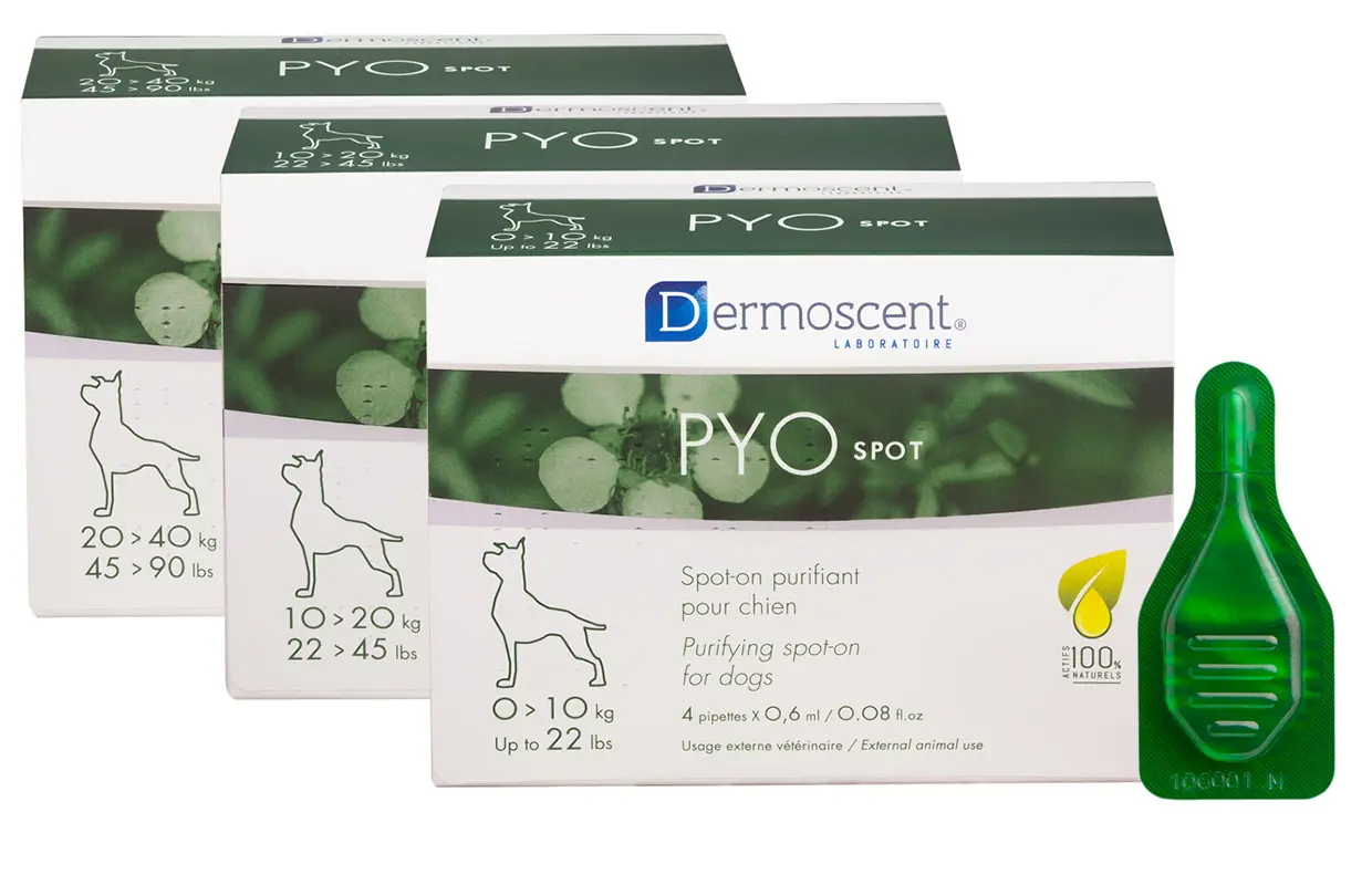 DERMOSCENT PYOSPOT PERRO 20-40KG 2,4ML 4PIP (NDR)