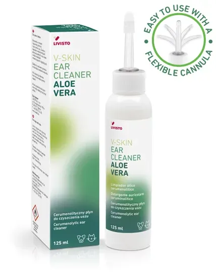V-SKIN EAR CLEANER ALOE VERA 125ML