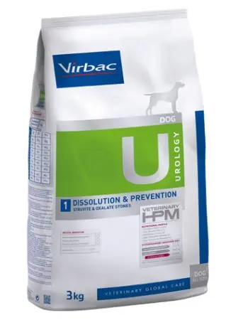 Virbac HPM Urología Canina U1 3kg: Prevención y Disolución Efectiva