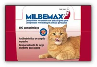MILBEMAX GATO GRANDE 2-8KG LC 100 COMPRIMIDOS