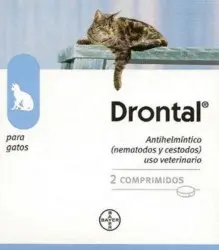 DRONTAL GATOS ELIPSOIDE 2 Comprimido (NDR)