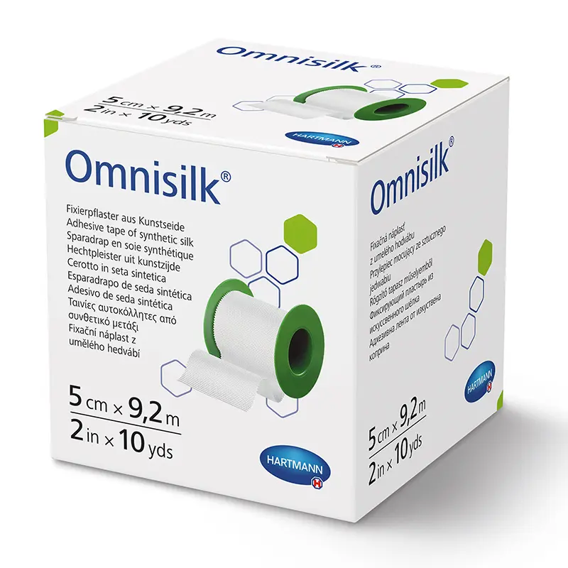 ESPARADRAPO OMNISILK SEDA 5CMX9,2M HARTMANN