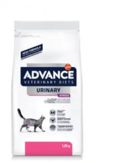 Pienso ADVANCE VET para Gatos Adultos: Control de Estrés Urinario 1,25KG