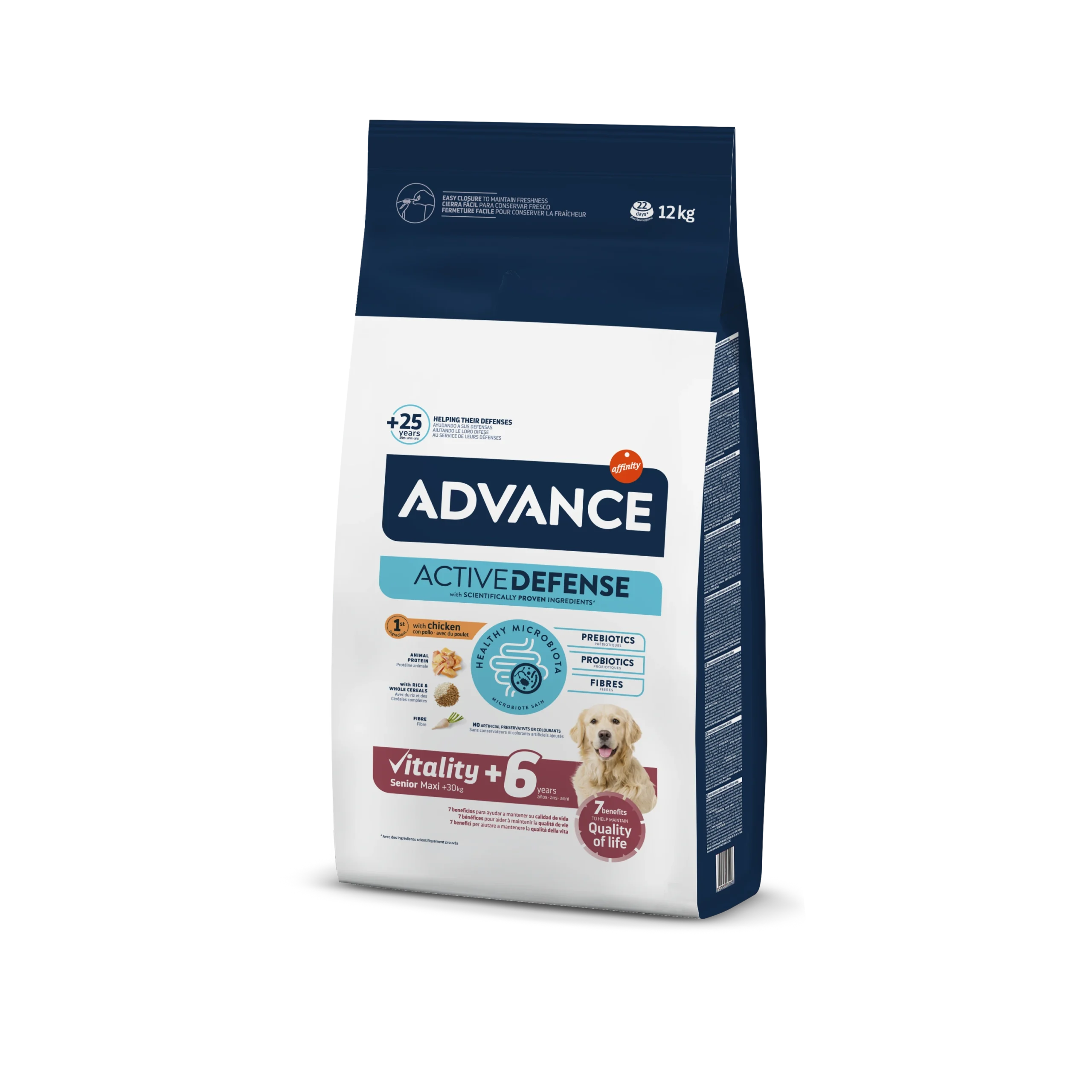 Pienso ADVANCE Maxi Senior Pollo: Nutrición Óptima para Perros Mayores