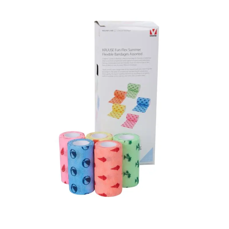 VENDA COHESIVA FUN-FLEX SUMMER SURTIDO 10CM 10UDS KRUUSE