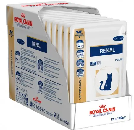 Comida para Gatos Royal Vet Feline Renal Res: Salud Renal Óptima - Caja 12x85g