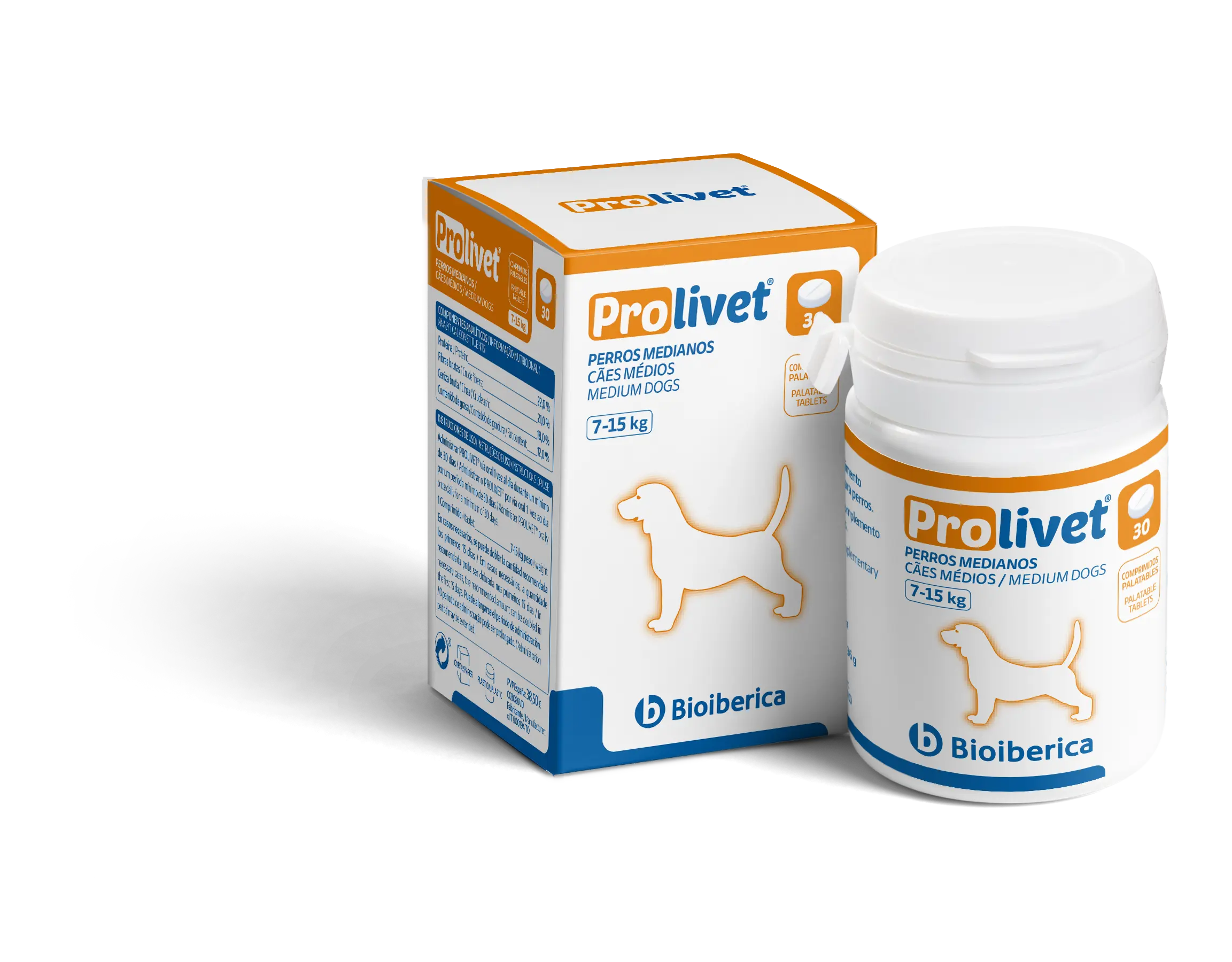 PROLIVET PERROS MEDIANOS 30 COMPRIMIDOS HEPATO