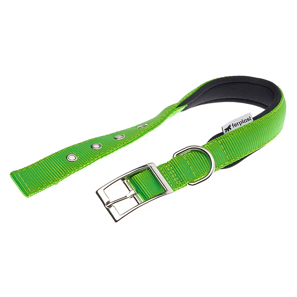 Collar para Perros FERPLAST Daytona C25 45 Verde - Comodidad y Estilo
