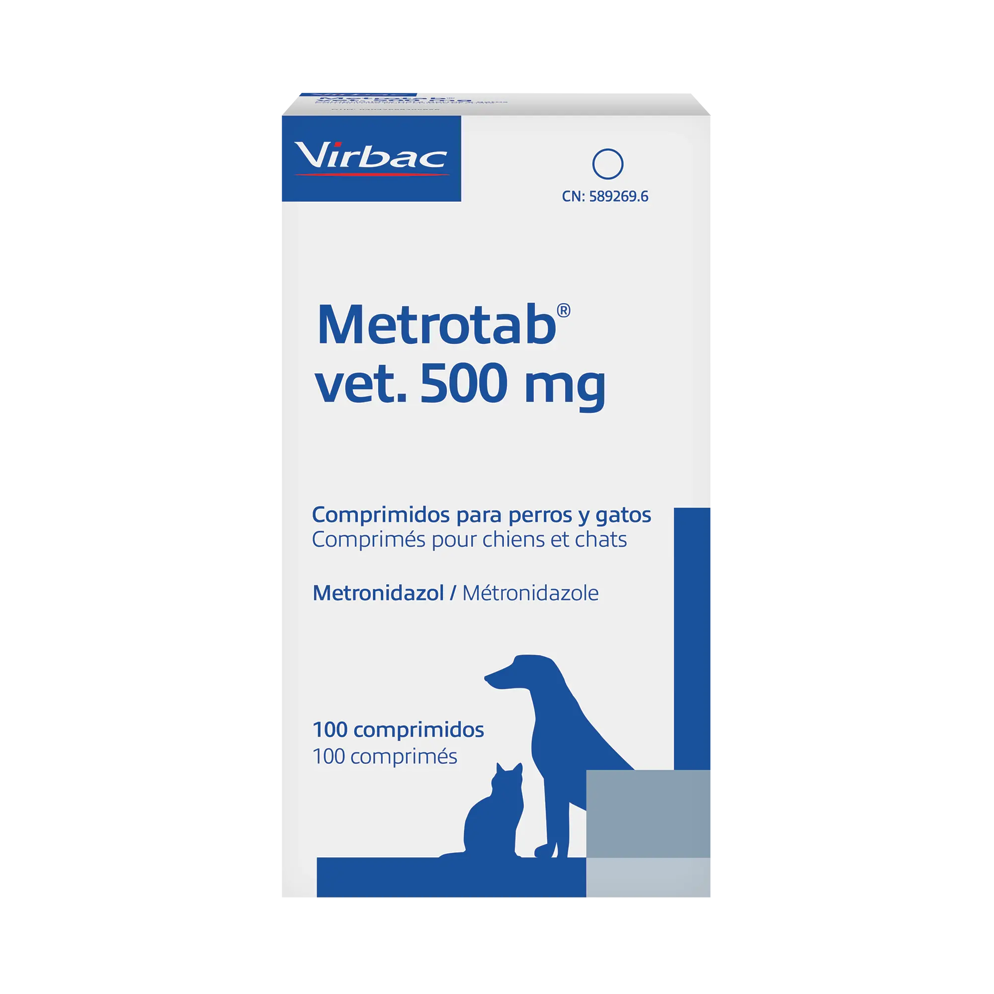METROTAB VET 500MG 100 Comprimido