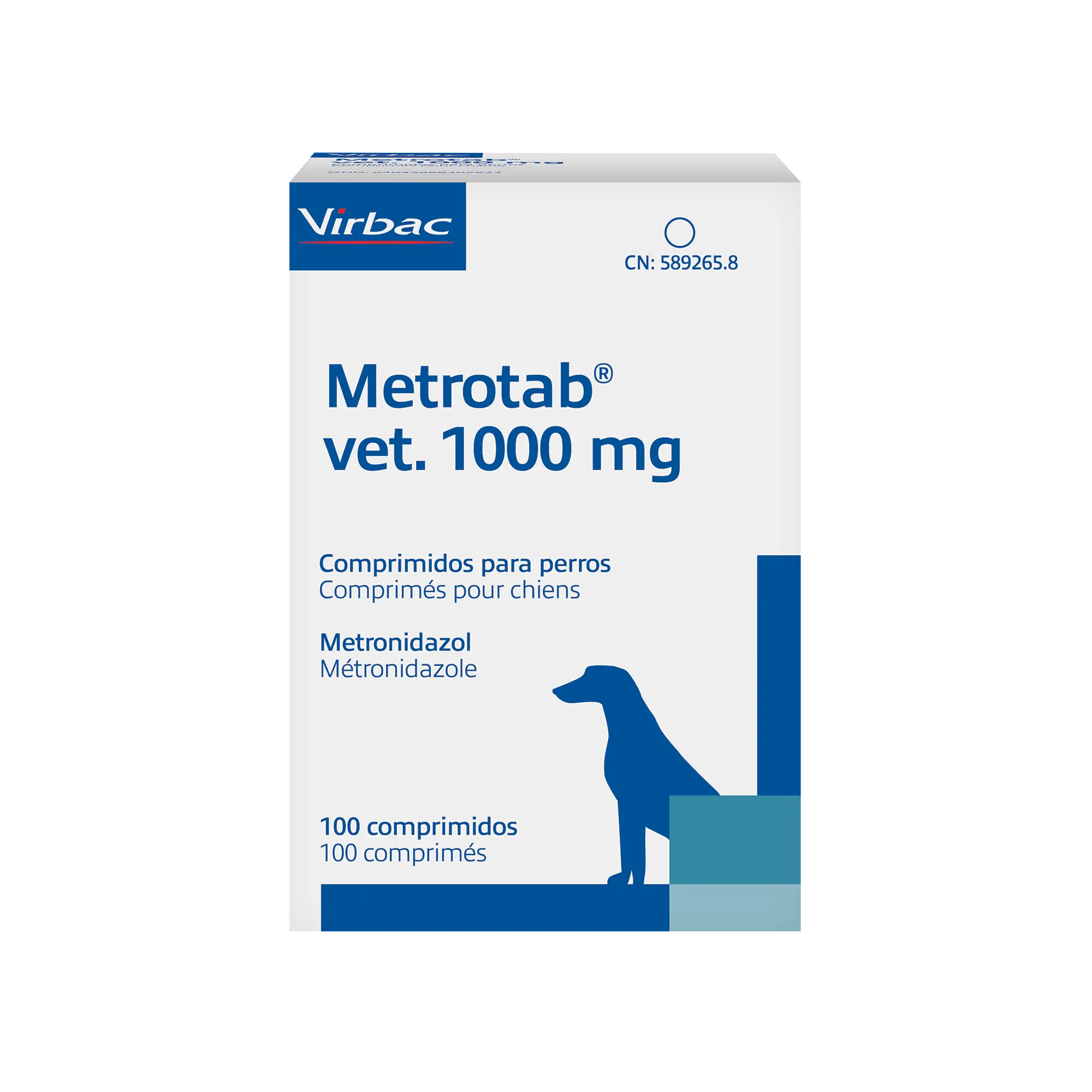 METROTAB VET 1000MG 100 Comprimido